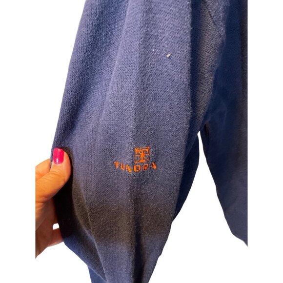 Vintage Tundra Florida Gators Pullover Knit Navy Long Sleeve Half Zip Sweater - Picture 5 of 10
